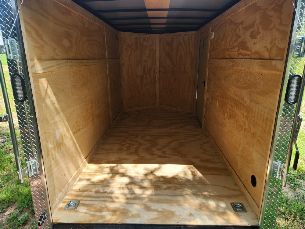2026 Rock Solid Cargo 6x12 Single Axle Enclosed w/ Polycore Metal Upgrade and Side Vents