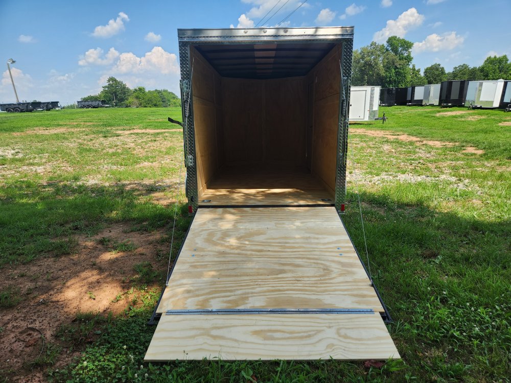 2026 Rock Solid Cargo 6x12 Single Axle Enclosed w/ Polycore Metal Upgrade and Side Vents