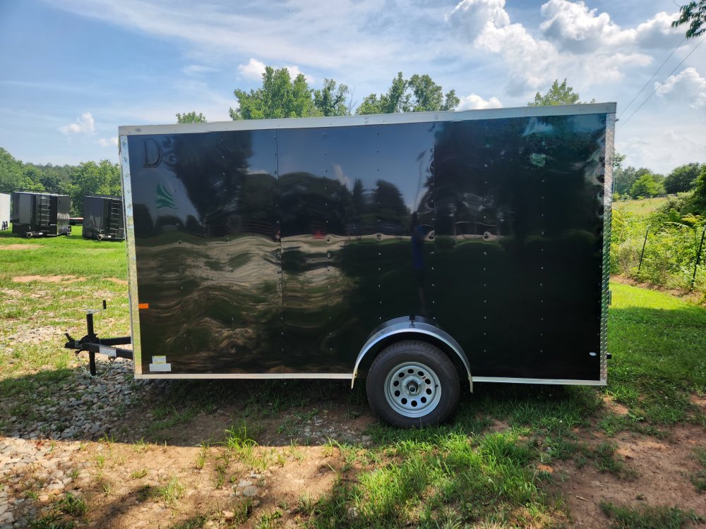 2026 Rock Solid Cargo 6x12 Single Axle Enclosed w/ Polycore Metal Upgrade and Side Vents