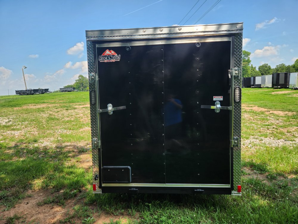 2026 Rock Solid Cargo 6x12 Single Axle Enclosed w/ Polycore Metal Upgrade and Side Vents