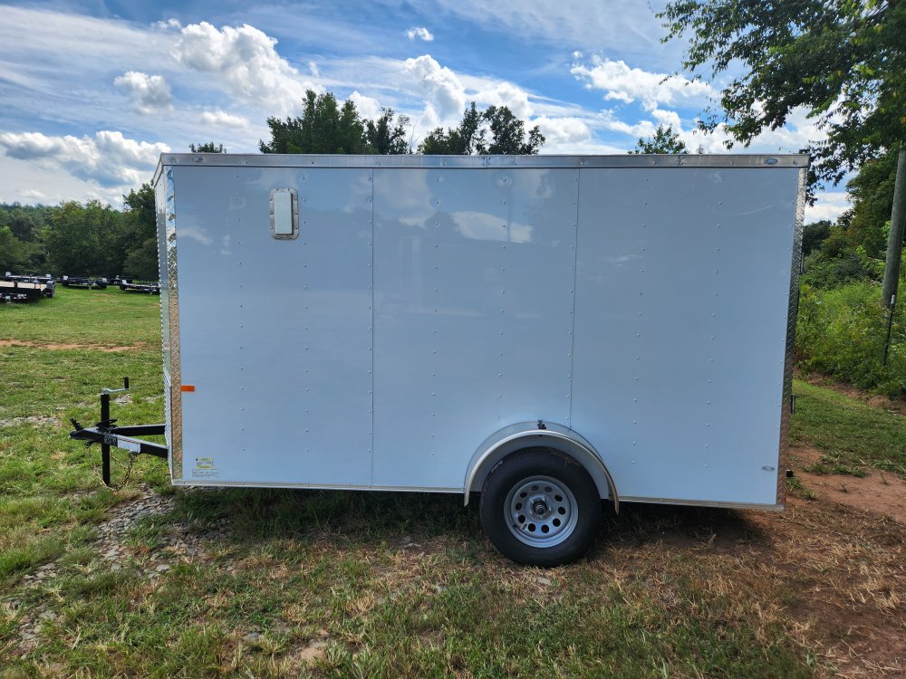 2026 Rock Solid Cargo 6x12 Single Axle Enclosed w/ Polycore Upgrade and Side Vents