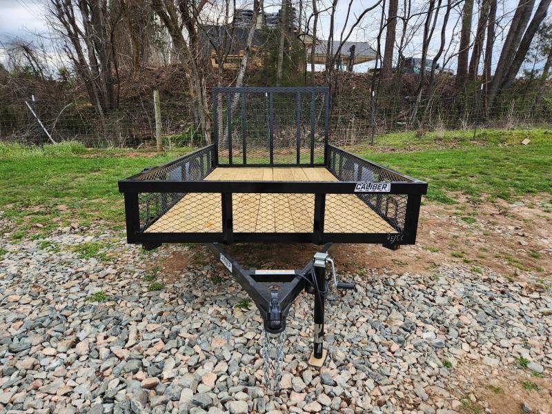 2026 Caliber 6x12 Single Axle Utility w/ 1' Mesh Sides