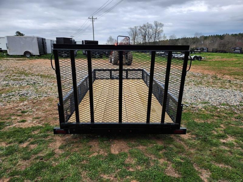 2026 Caliber 6x12 Single Axle Utility w/ 1' Mesh Sides