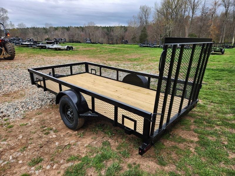 2026 Caliber 6x12 Single Axle Utility w/ 1' Mesh Sides