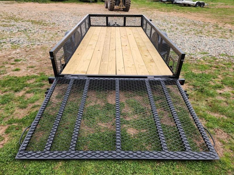 2026 Caliber 6x12 Single Axle Utility w/ 1' Mesh Sides