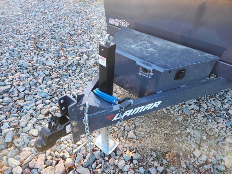 2026 Lamar 5X10 7K Mini Dump W/ Spreader Gate and 18" Sides