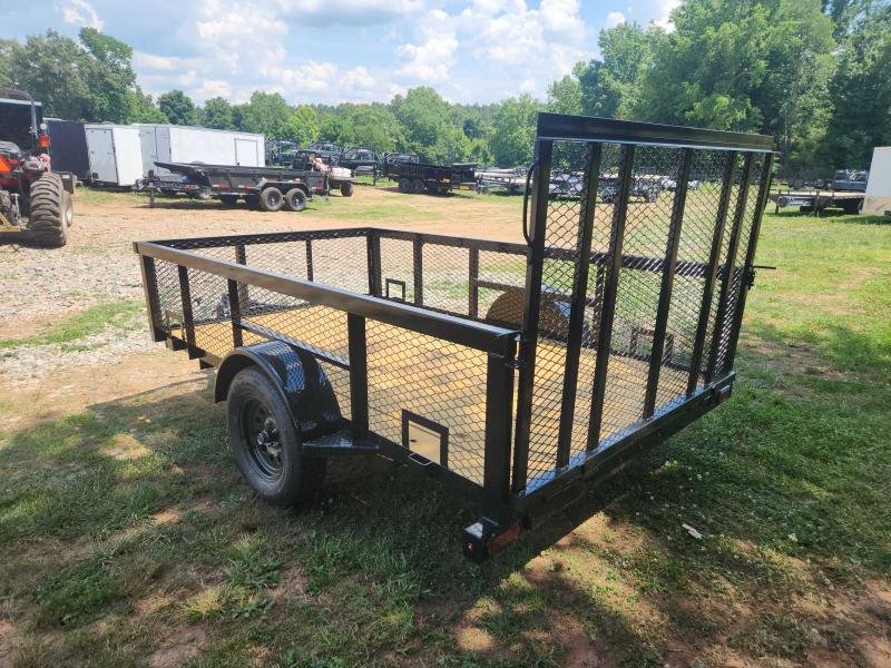 2026 Caliber 6x10 Single Axle Utility w/ 2' Mesh Sides