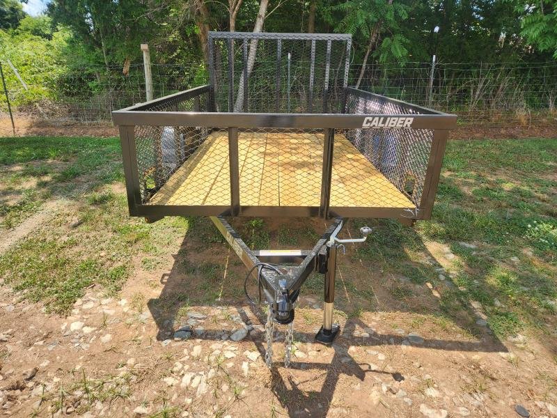 2026 Caliber 6x10 Single Axle Utility w/ 2' Mesh Sides