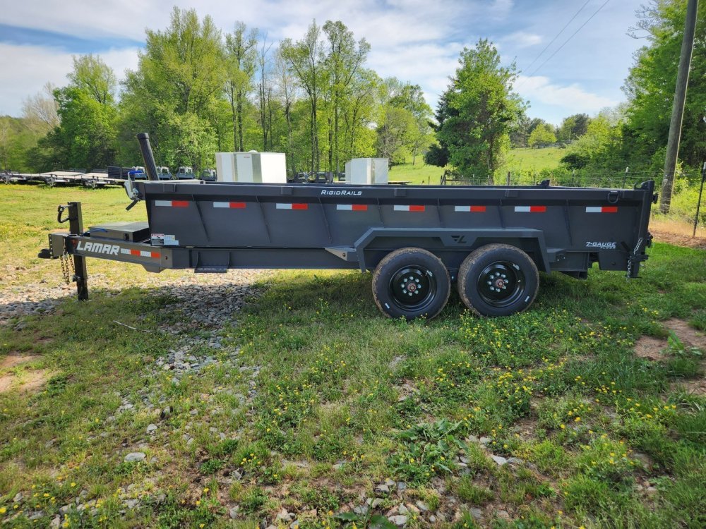 2026 Lamar 7X16 16K Telescopic Dump w/ 24" Sides