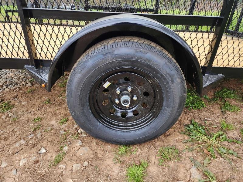 2026 Caliber 6x12 Single Axle Utility w/ 2' Mesh Sides