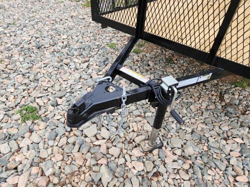 2026 Caliber 6x12 Single Axle Utility w/ 2' Mesh Sides