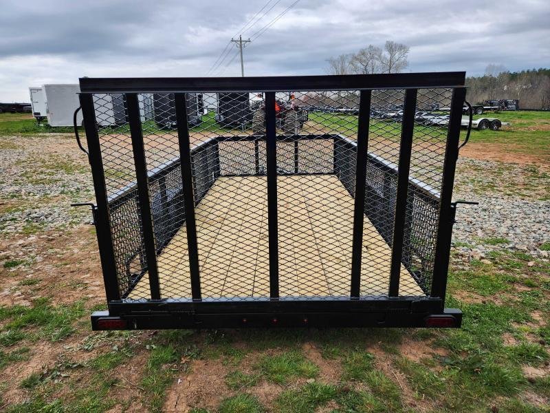 2026 Caliber 6x12 Single Axle Utility w/ 2' Mesh Sides