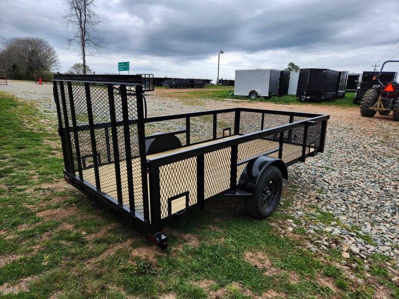 2026 Caliber 6x12 Single Axle Utility w/ 2' Mesh Sides