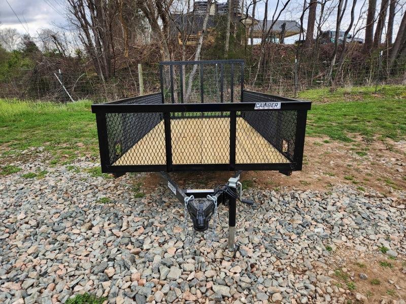 2026 Caliber 6x12 Single Axle Utility w/ 2' Mesh Sides