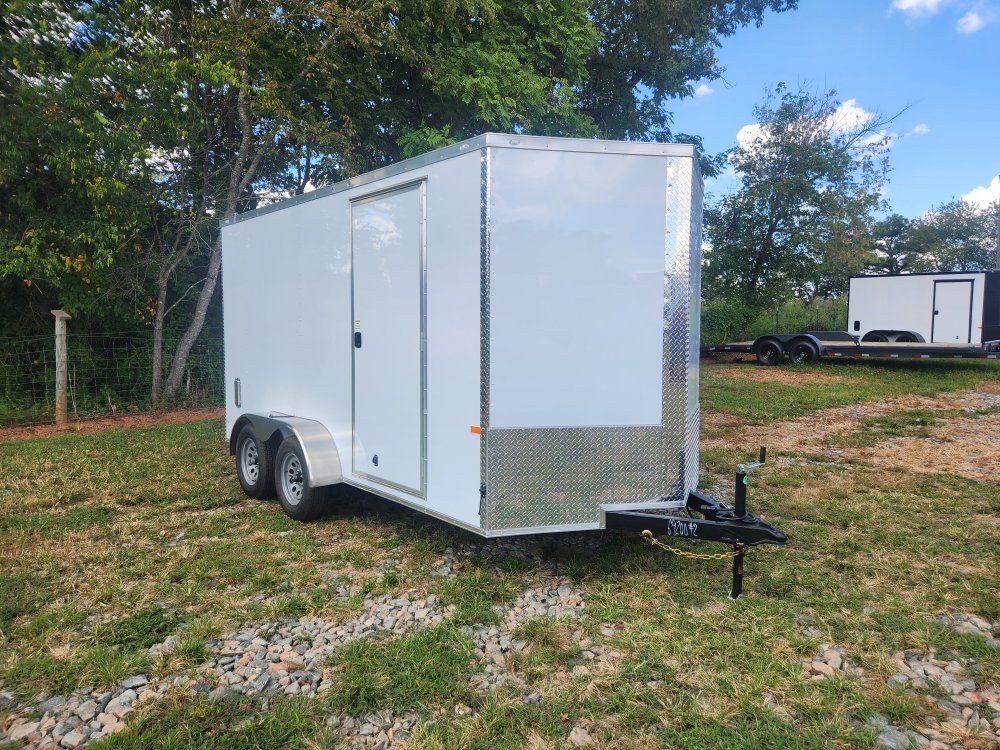 2026 Rock Solid Cargo 7X14 7K Enclosed w/ 7' Interior, Polycore Upgrade, Semi-Screwless Upgrade and 
