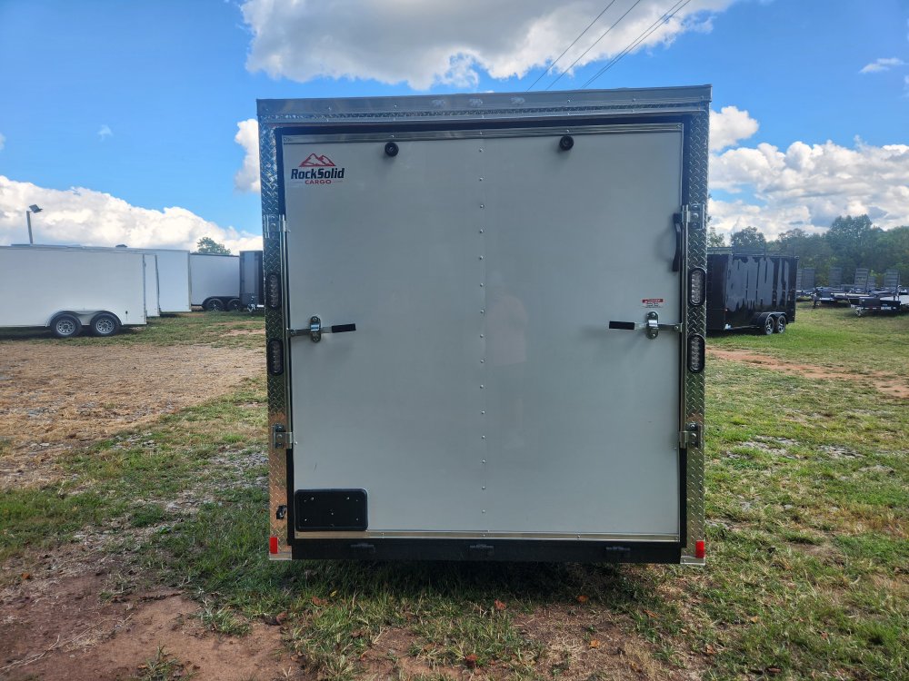 2026 Rock Solid Cargo 7X14 7K Enclosed w/ 7' Interior, Polycore Upgrade, Semi-Screwless Upgrade and 