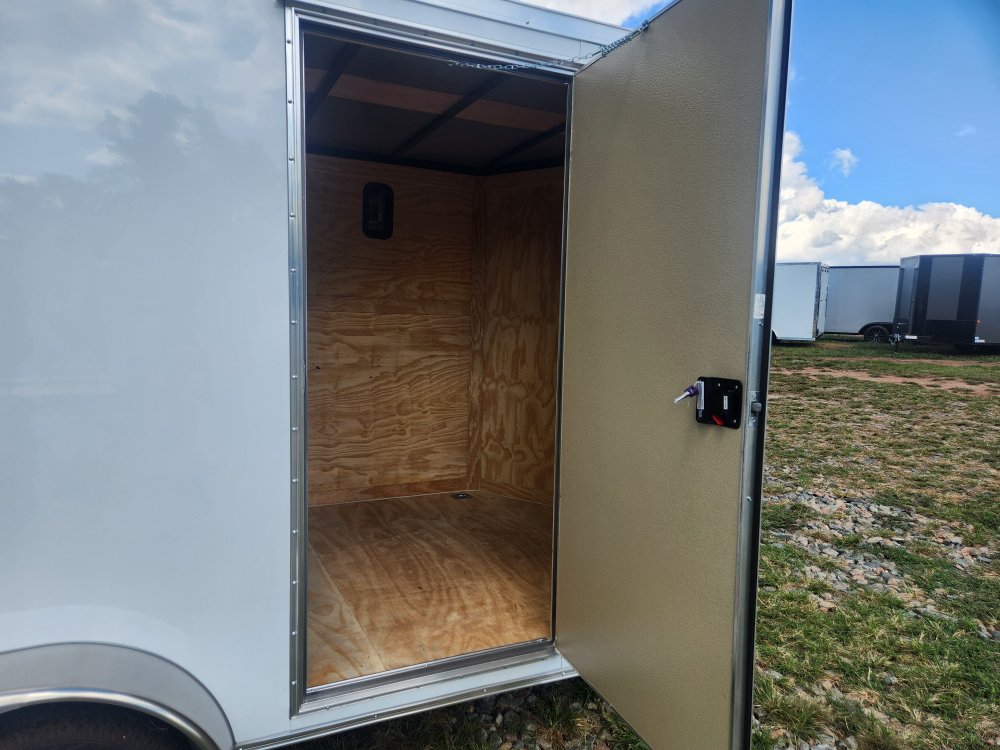 2026 Rock Solid Cargo 7X14 7K Enclosed w/ 7' Interior, Polycore Upgrade, Semi-Screwless Upgrade and 