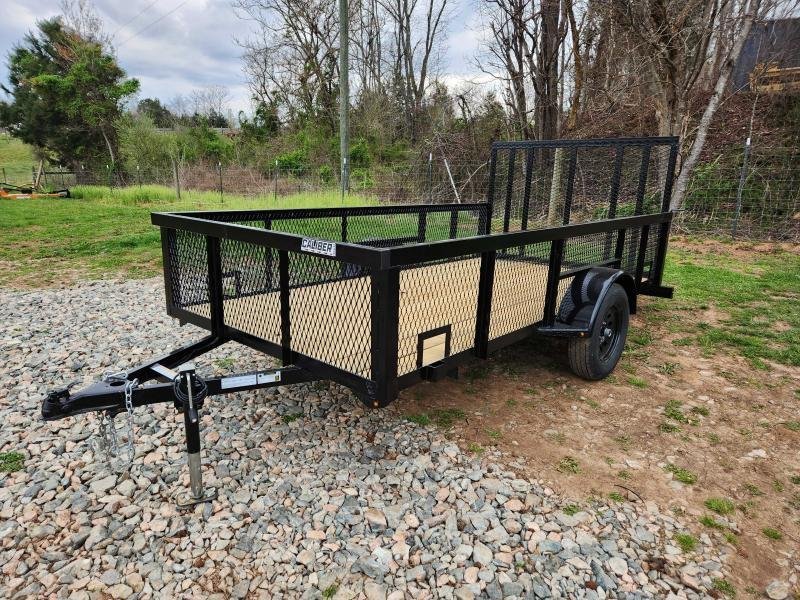 2026 Caliber 6x12 Single Axle Utility w/ 2' Mesh Sides
