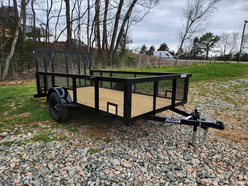 2026 Caliber 6x12 Single Axle Utility w/ 2' Mesh Sides