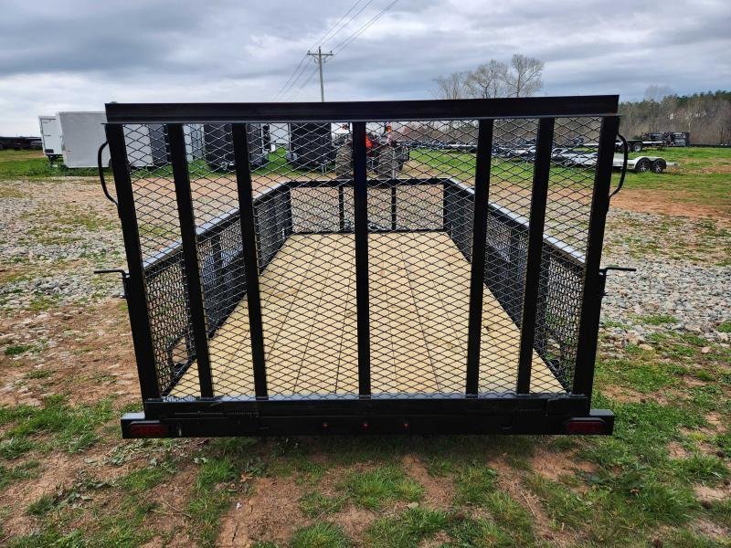 2026 Caliber 6x12 Single Axle Utility w/ 2' Mesh Sides