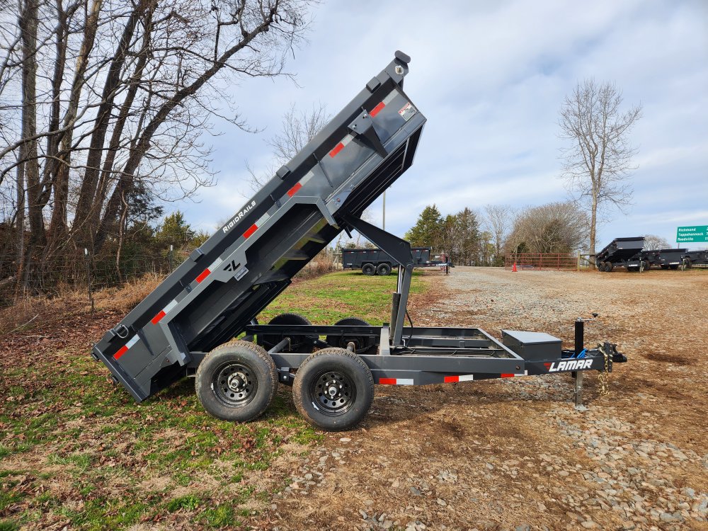 2026 Lamar 77x12 10k Dump w/ Barn Doors and 18" Sides