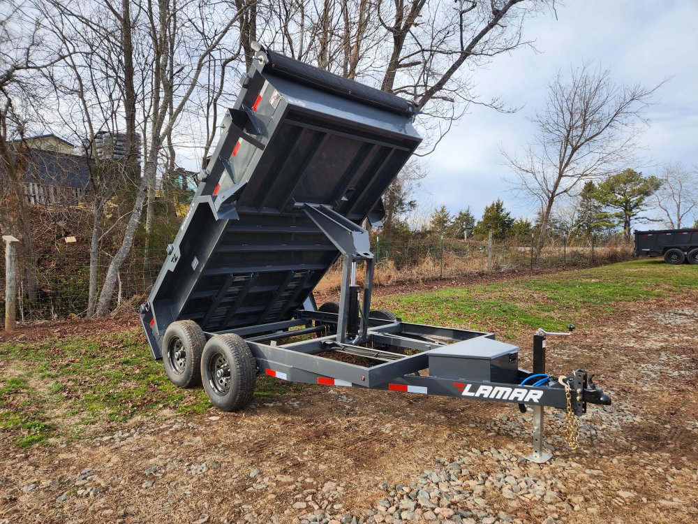2026 Lamar 77x12 10k Dump w/ Barn Doors and 18" Sides
