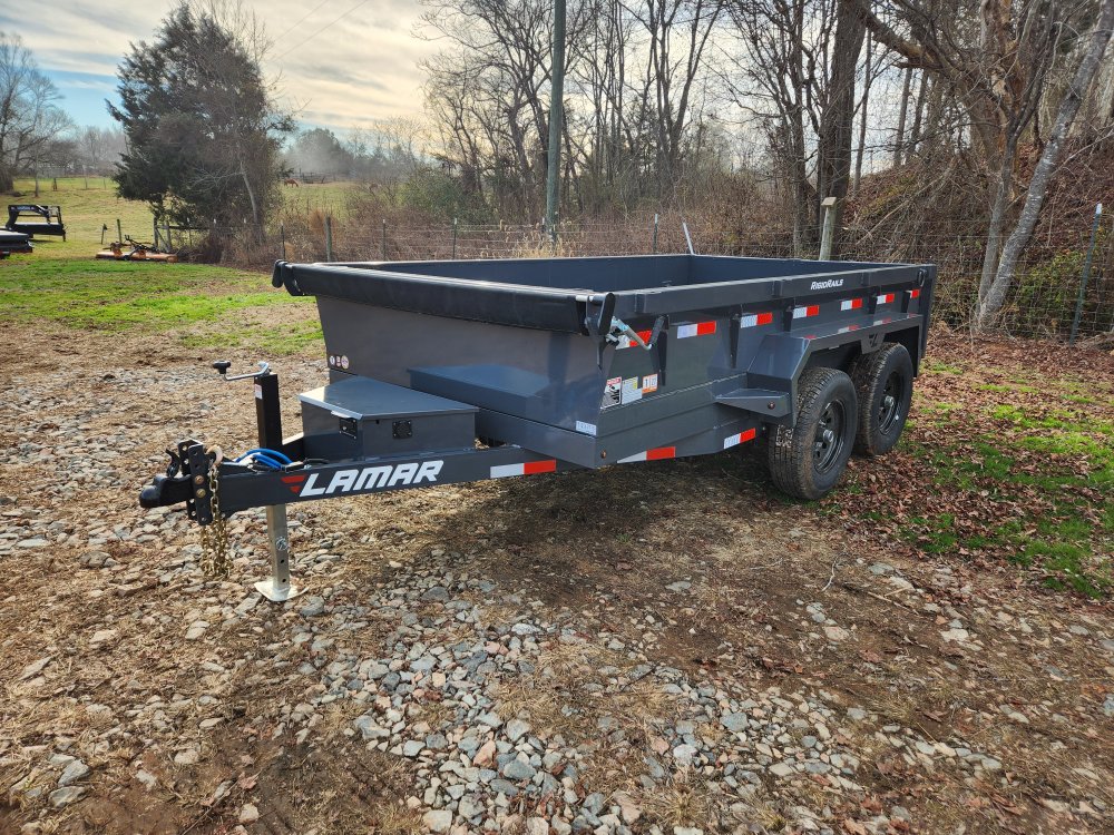 2026 Lamar 77x12 10k Dump w/ Barn Doors and 18" Sides