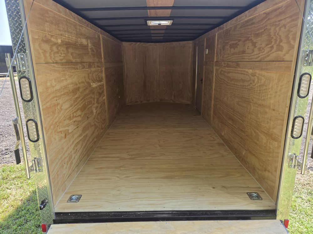 2026 Rock Solid Cargo 7x16 7k Enclosed w/ Polycore Upgrade and Semi-Screwless Upgrade