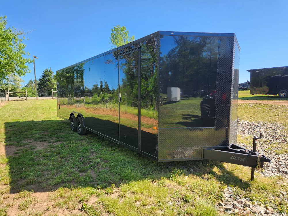 2025 Rock Solid Cargo 8.5x28 10k w/ Blackout Package, Polycore Metal, Semi-Screwless Upgrade and Mor