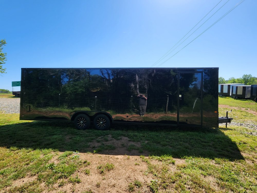 2025 Rock Solid Cargo 8.5x28 10k w/ Blackout Package, Polycore Metal, Semi-Screwless Upgrade and Mor
