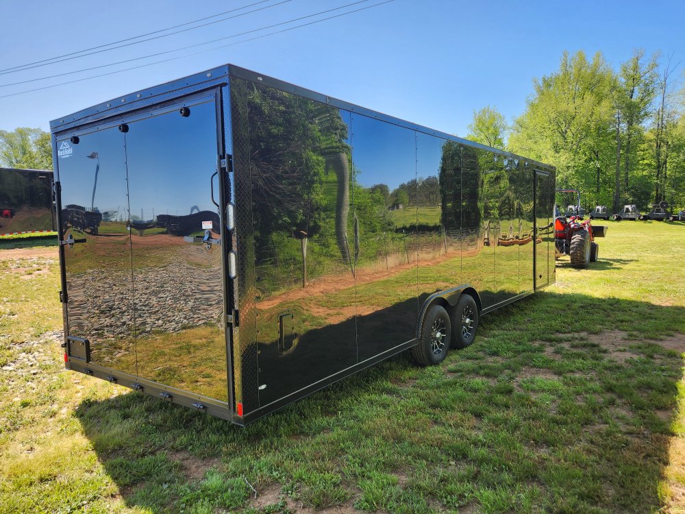 2025 Rock Solid Cargo 8.5x28 10k w/ Blackout Package, Polycore Metal, Semi-Screwless Upgrade and Mor