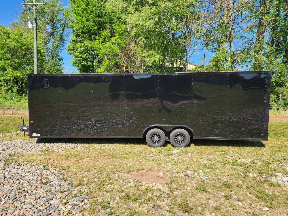 2025 Rock Solid Cargo 8.5x28 10k w/ Blackout Package, Polycore Metal, Semi-Screwless Upgrade and Mor