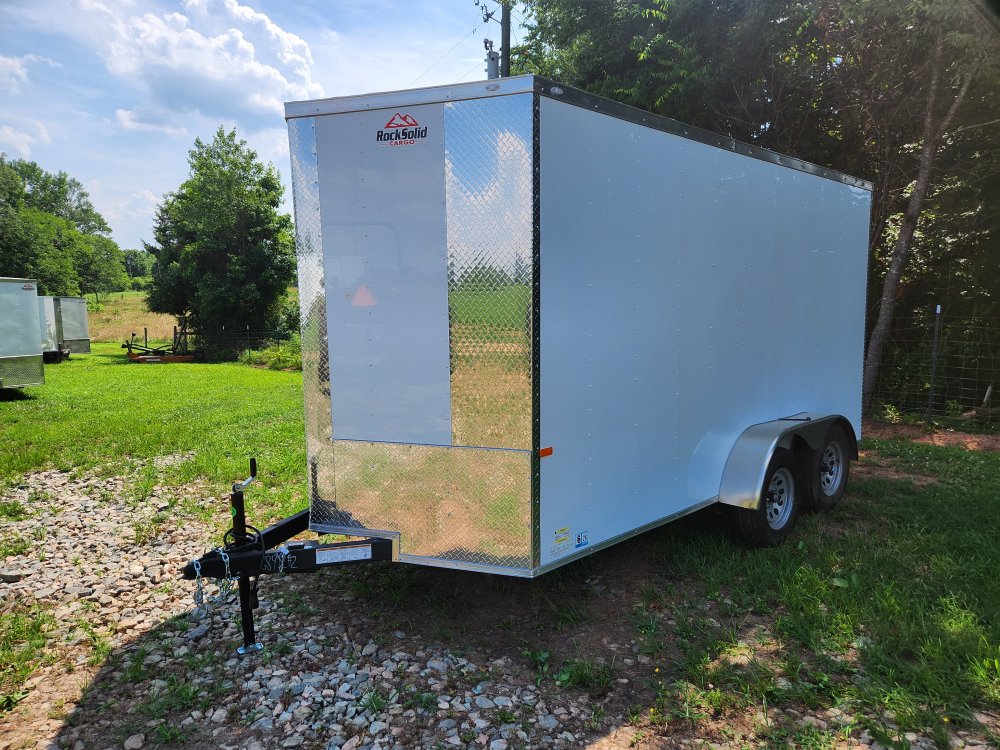 2026 Rock Solid Cargo 7X14 7K Enclosed w/ 7' Interior and Polycore Upgrade