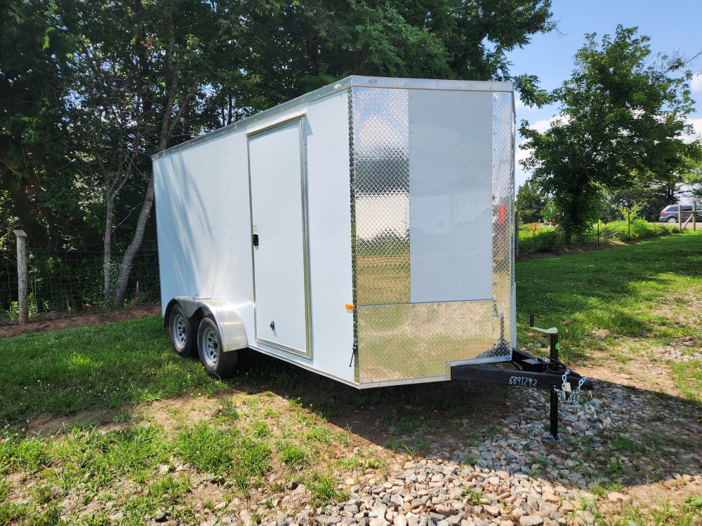 2026 Rock Solid Cargo 7X14 7K Enclosed w/ 7' Interior and Polycore Upgrade