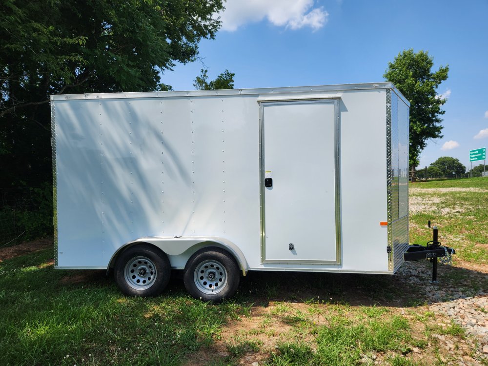 2026 Rock Solid Cargo 7X14 7K Enclosed w/ 7' Interior and Polycore Upgrade