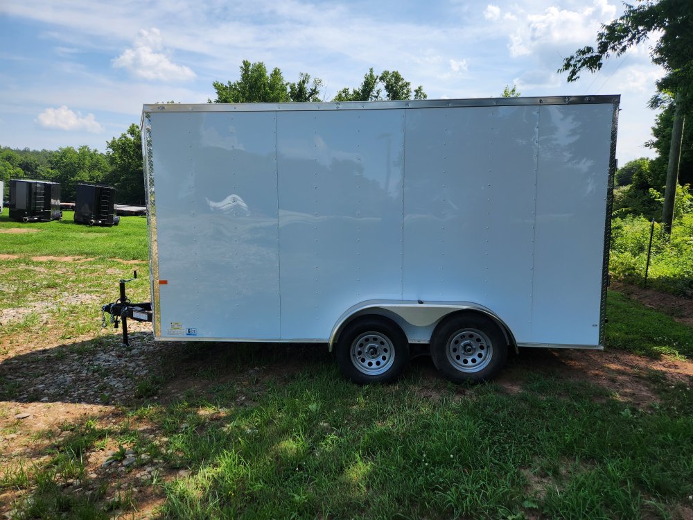 2026 Rock Solid Cargo 7X14 7K Enclosed w/ 7' Interior and Polycore Upgrade