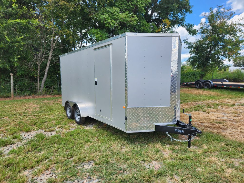 2026 Rock Solid Cargo 7x16 7k Enclosed w/ Polycore (.080) Metal Upgrade and 7' Interior