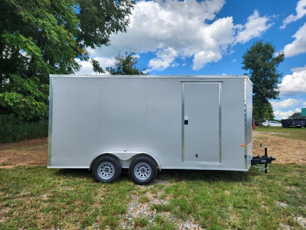 2026 Rock Solid Cargo 7x16 7k Enclosed w/ Polycore (.080) Metal Upgrade and 7' Interior