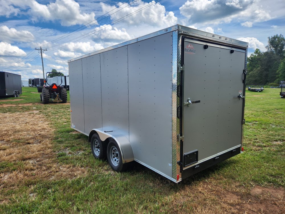 2026 Rock Solid Cargo 7x16 7k Enclosed w/ Polycore (.080) Metal Upgrade and 7' Interior