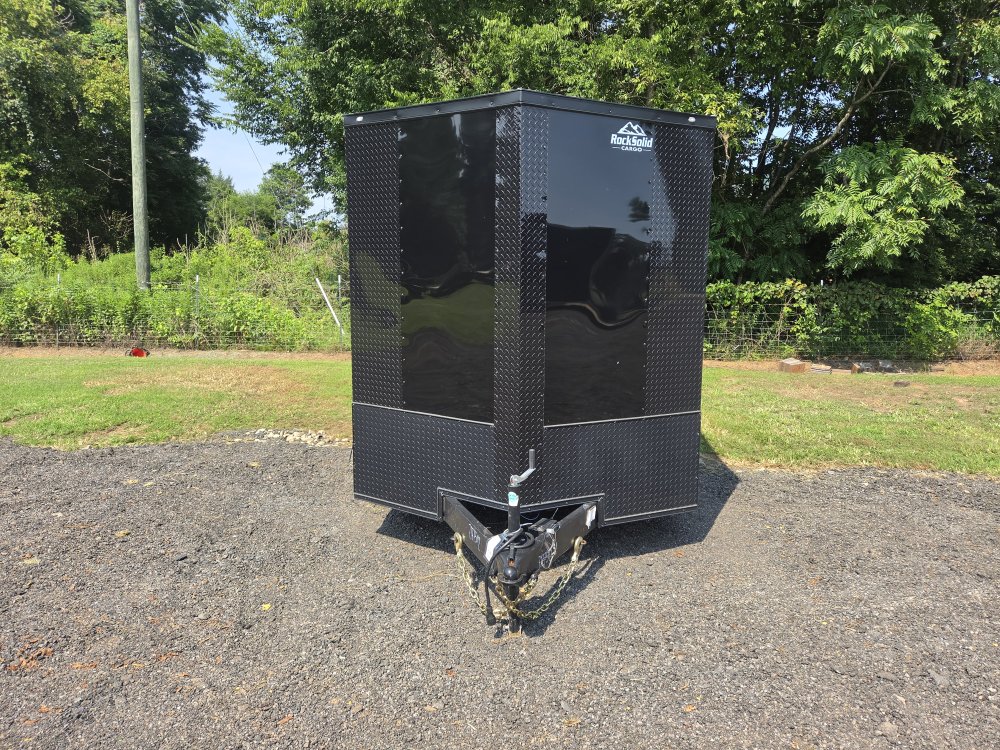 2026 Rock Solid Cargo 7x16 7k Enclosed w/ Blackout Special Package, 7' Interior Height, (.080) Polyc