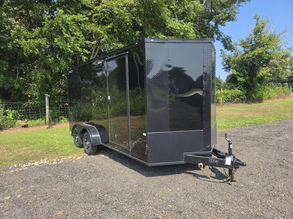 2026 Rock Solid Cargo 7x16 7k Enclosed w/ Blackout Special Package, 7' Interior Height, (.080) Polyc