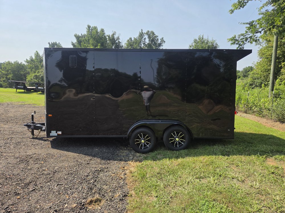 2026 Rock Solid Cargo 7x16 7k Enclosed w/ Blackout Special Package, 7' Interior Height, (.080) Polyc