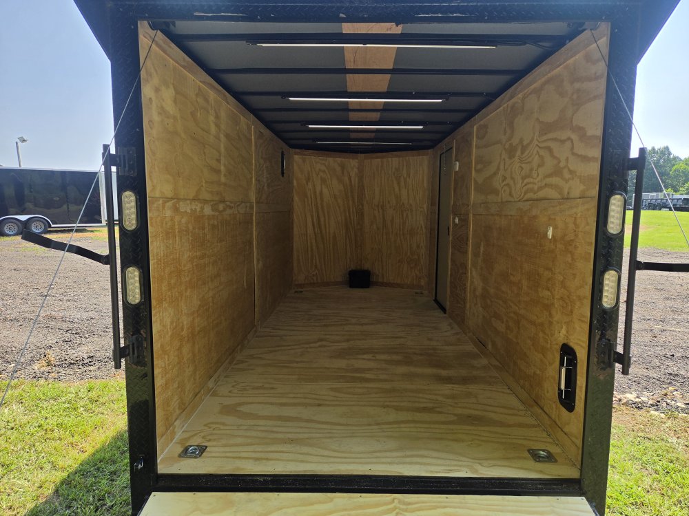 2026 Rock Solid Cargo 7x16 7k Enclosed w/ Blackout Special Package, 7' Interior Height, (.080) Polyc