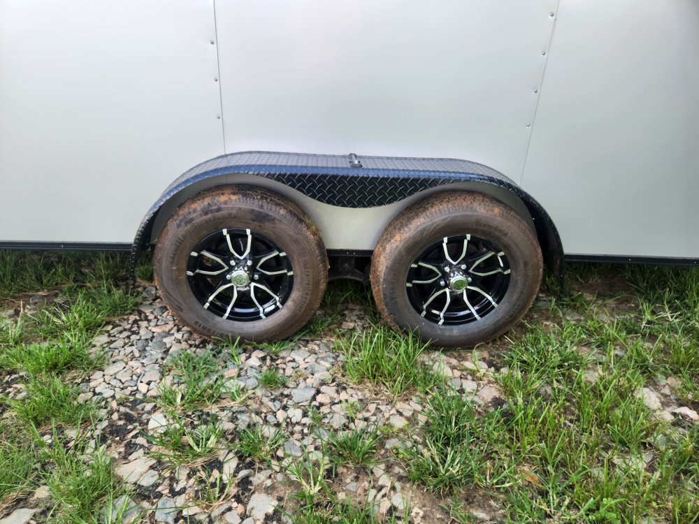 2025 Rock Solid Cargo 7x16 7k Enclosed w/ Blackout Special Package, (.080) Polycore Metal Upgrade an