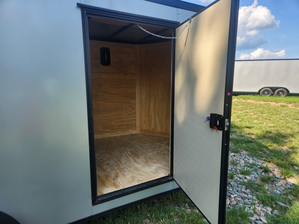 2025 Rock Solid Cargo 7x16 7k Enclosed w/ Blackout Special Package, (.080) Polycore Metal Upgrade an