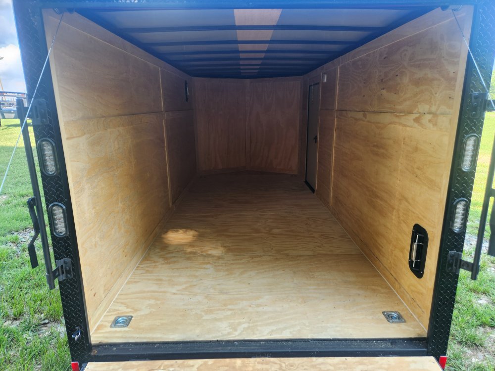2025 Rock Solid Cargo 7x16 7k Enclosed w/ Blackout Special Package, (.080) Polycore Metal Upgrade an