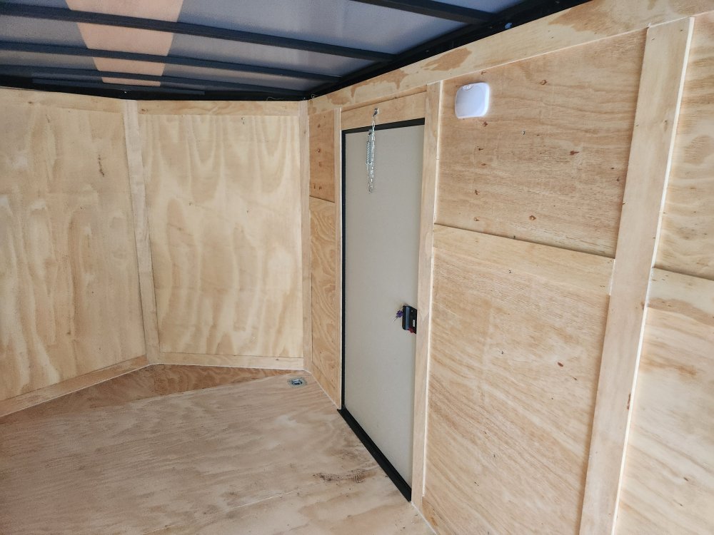 2025 Rock Solid Cargo 7x16 7k Enclosed w/ Blackout Special Package, (.080) Polycore Metal Upgrade an