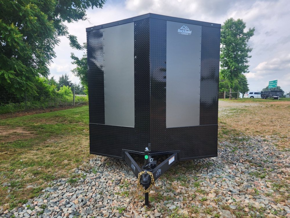 2025 Rock Solid Cargo 8.5x20 10k Enclosed w/ Blackout Package, Polycore Metal, Semi-Screwless Upgrad