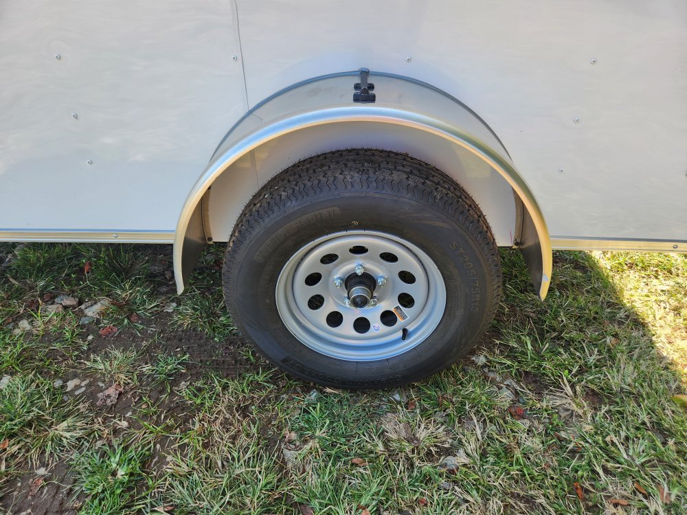 2026 Rock Solid Cargo 5x8 Single Axle Enclosed w/ Side Vents