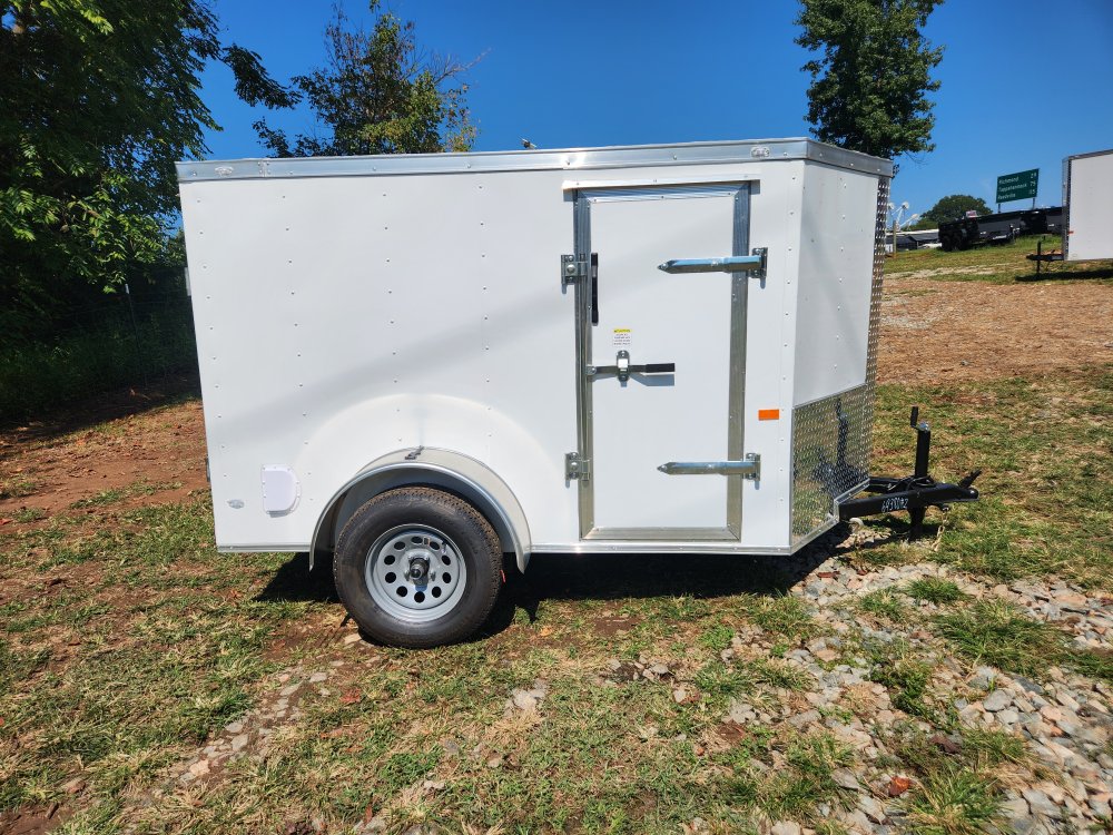 2026 Rock Solid Cargo 5x8 Single Axle Enclosed w/ Side Vents
